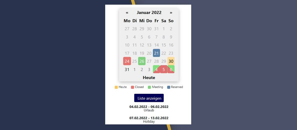 Reservation Calendar Pro