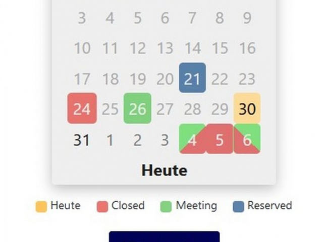 Reservation Calendar Pro